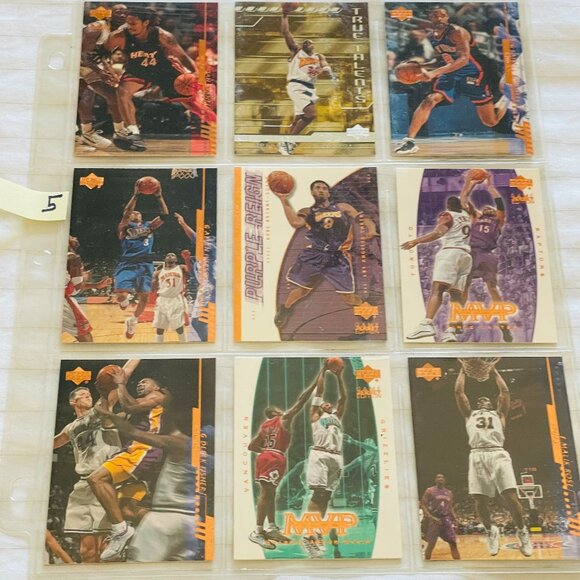 LOT OF 9 BASKETBALL TRADING CARDS. MINT CONDITION. Includes a KOBE BRYA… - Picture 3 of 9